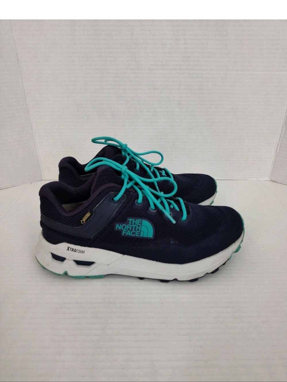 The North Face SAFIEN GTX Women's Hiking Shoes Waterproof Gortex size 8 Blue